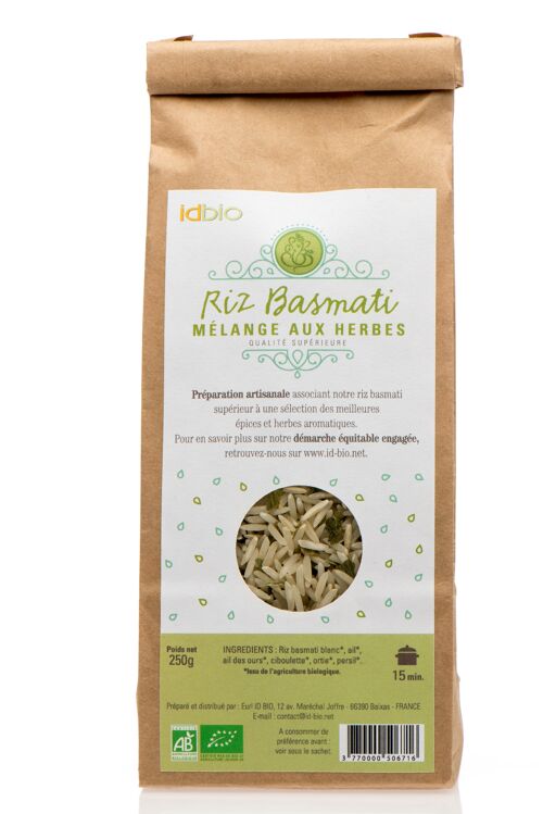 Riz Basmati mélange aux herbes - 250 g