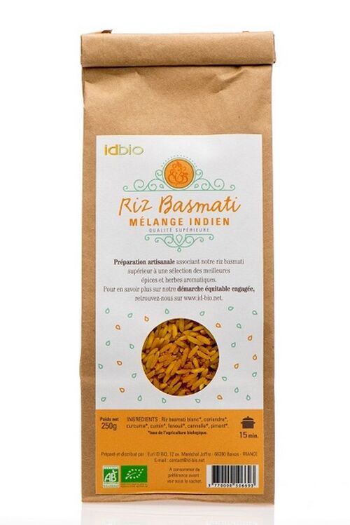 Riz Basmati Mélange Indien - 250 g