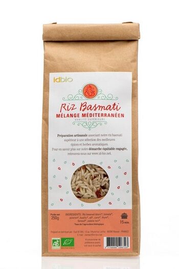 Riz Basmati Méditerranéen - 250 g