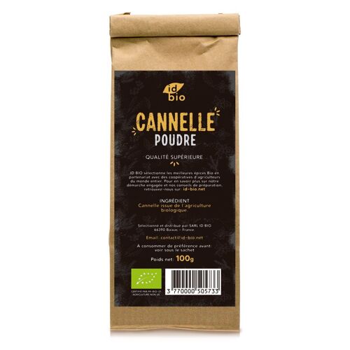 Cannelle poudre bio - 100 g