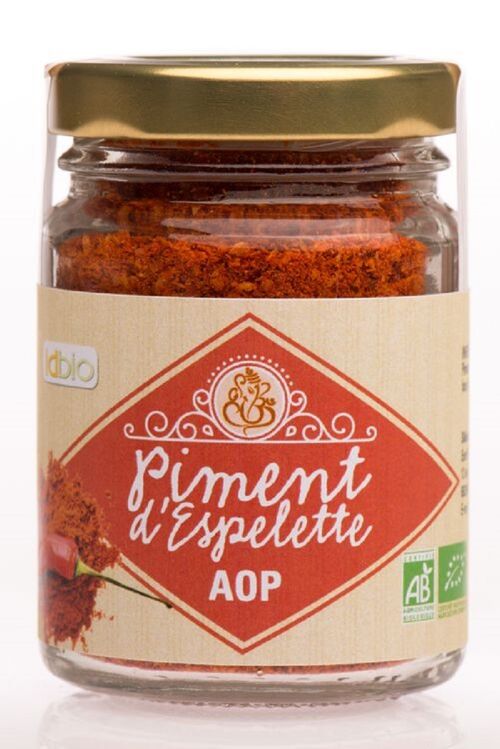 Piment d’Espelette AOP bio - 50g