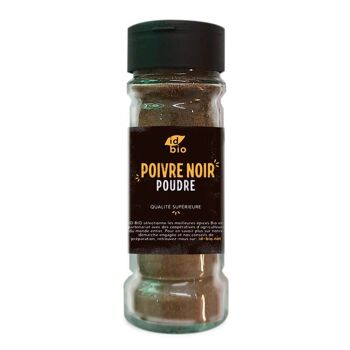 Poivre noir poudre bio - 40 g