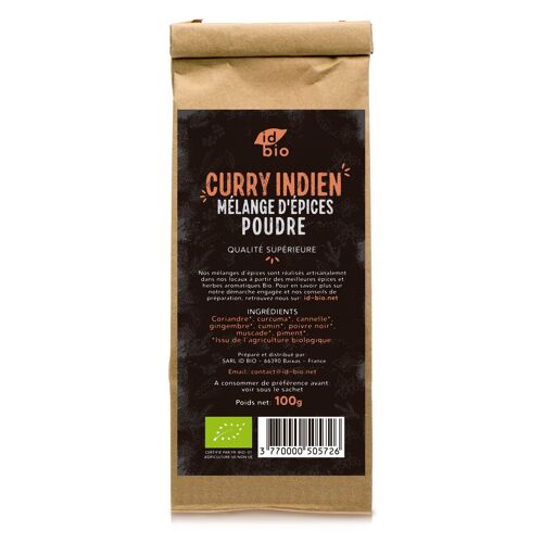 Curry indien bio - 100 g
