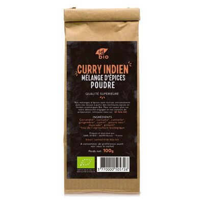 Curry indiano biologico - 100 g