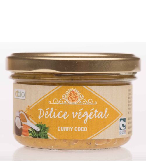 Délice végétal Curry Coco bio