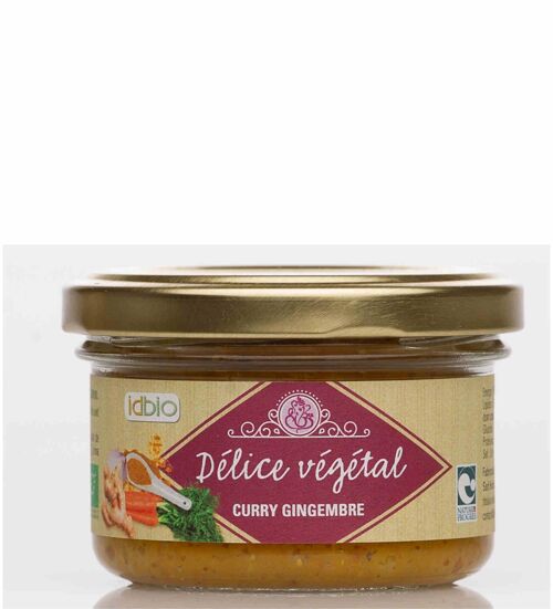 Délice végétal Curry Gingembre bio