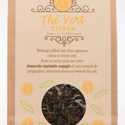 Organic Lemon Green Tea - 80 g