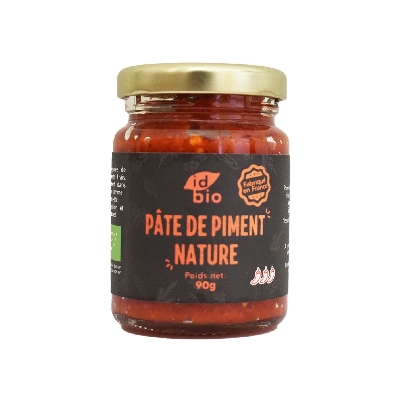 Pasta di peperoncino semplice biologica