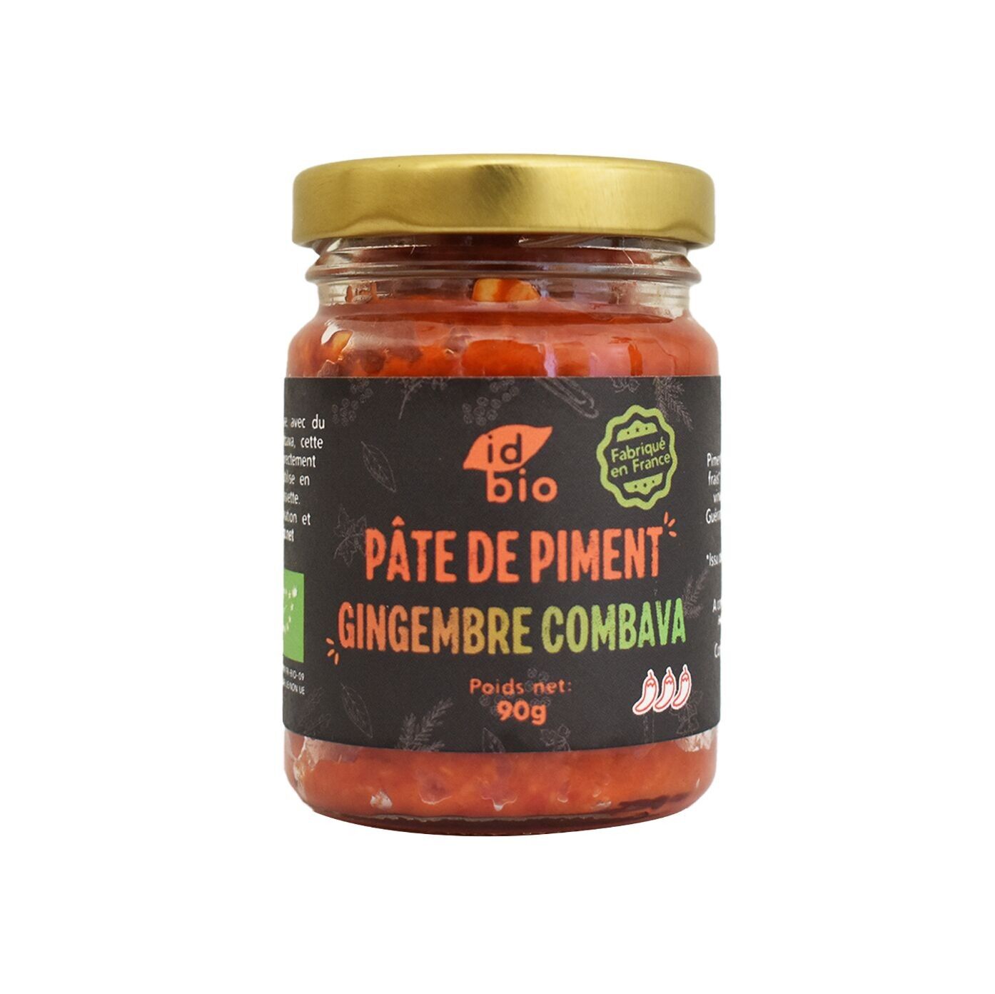 Combava biologica con pasta di peperoncino e zenzero