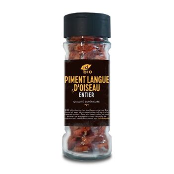 Piment langue d’oiseau entier bio - 20 g