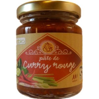 Pâte de curry rouge bio