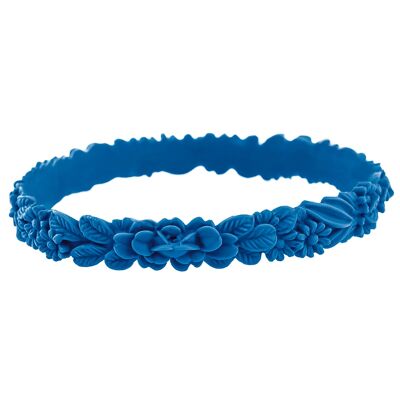 Flower bracelet - blueberry