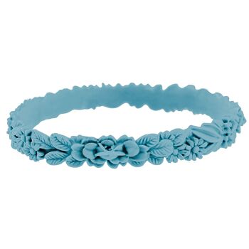 Bracelet fleurette - stroumph