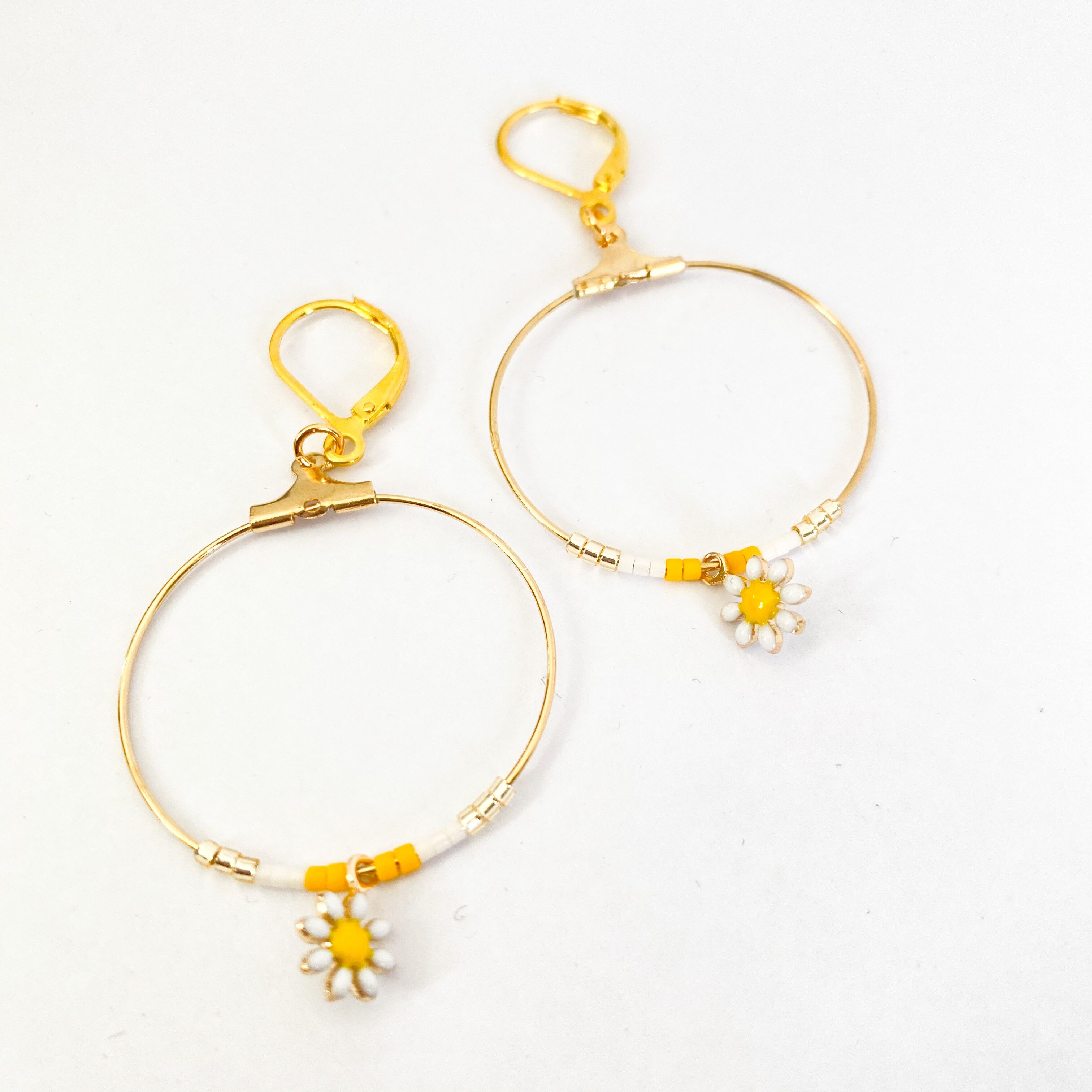 Boucles d&#039;oreilles Marguerite