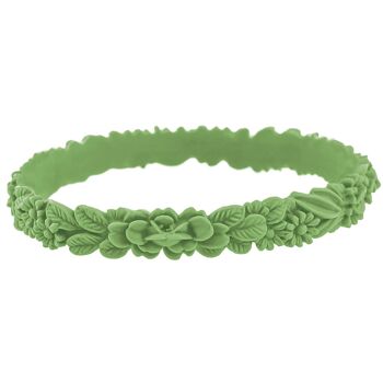 Bracelet fleurette - pistache