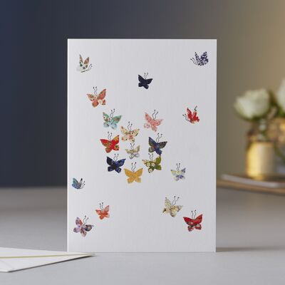 Butterfly Cloud Greeting Card
