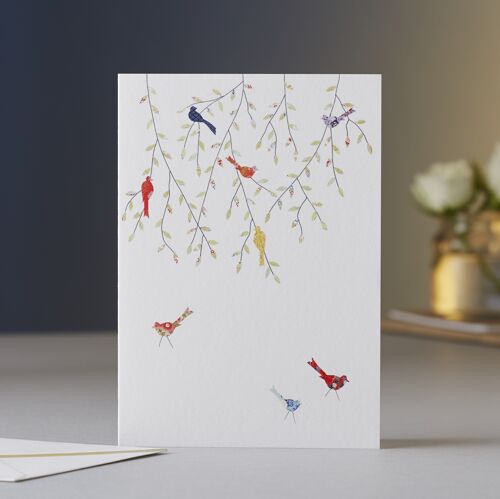 Birds in the Tree Greeting Card