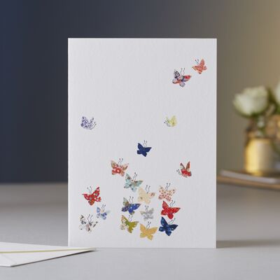 Tarjeta de felicitación Sueño de mariposa