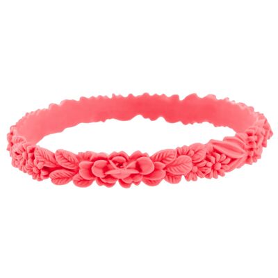 Flower bracelet - guava