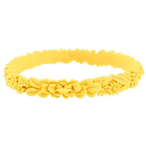 Bracelet fleurette - citron