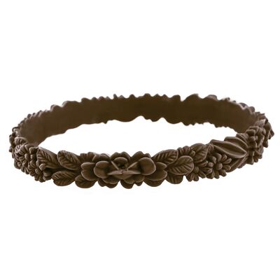 Pulsera Fleurette-chocolate