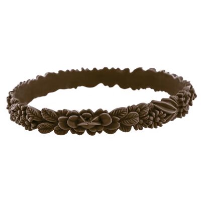 Fleurette-chocolate bracelet