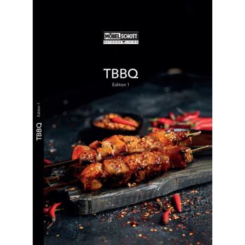 Livre de cuisine et de grillades TBBQ Edition 1, 72 pages, couverture rigide, pour les mangeurs de viande, les végétariens et les végétaliens 1