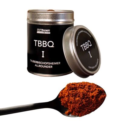 Grill seasoning TBBQ 1, all-rounder for meat and vegetables, 140g
