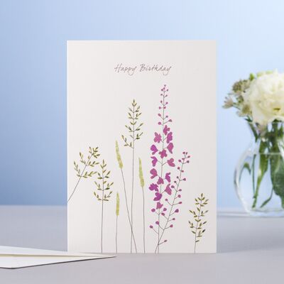 In The Meadow Birthday Card