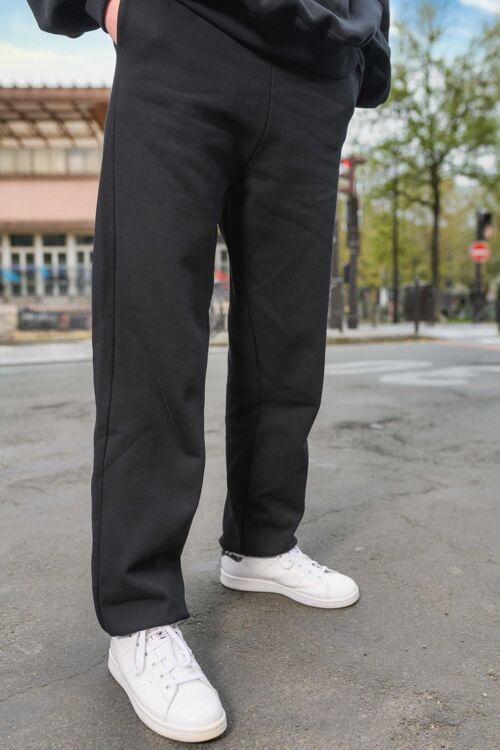 Pantalon jogging oversize basique - Noir