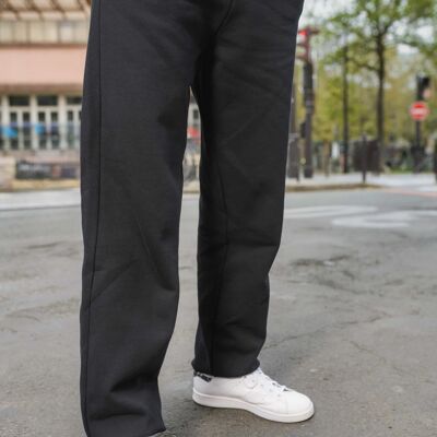 Pantalon jogging oversize basique - Noir