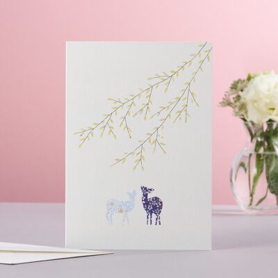 Two Deer Birthday Card
