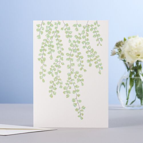 Maidenhair Fern Card