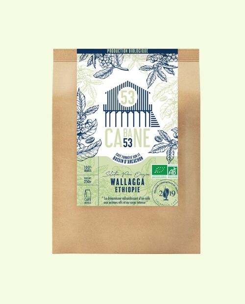 Café moulu 250g Wallagga Bio