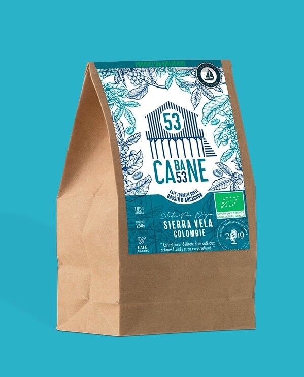 Café en grano 1Kg Sierra Vela Bio