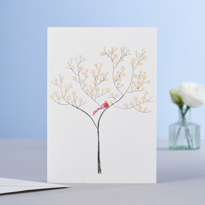 Carta albero di magnolia