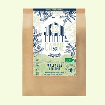 Coffee beans 250g Wallagga Organic