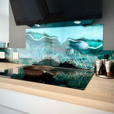 RAW Küchenrückwand L60 x H70cm Haubenboden