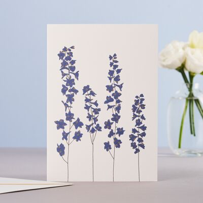 Delphinium Card