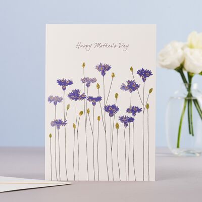 Mother's Day Cornflowers Card