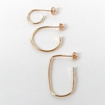 Trio boucles d’oreilles Hoop