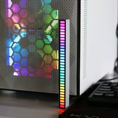 Luce RGB della barra della musica - grigia
