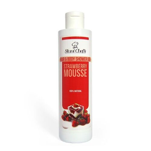 Strawberry Mousse Hair & Body Shower Gel, 250 ml