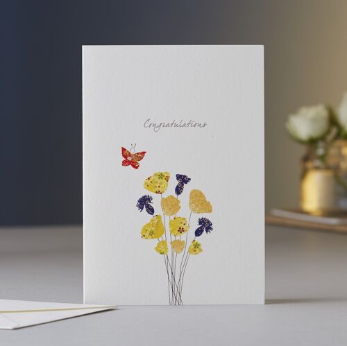 Congratulations Flowers Card