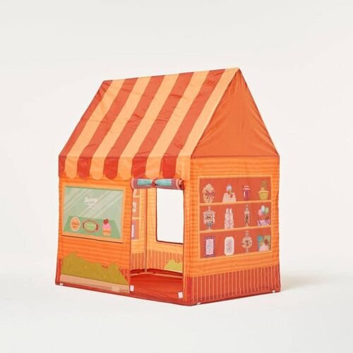 Tent Little Girl House Orange