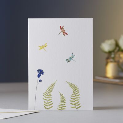 Dragonflies & Fern Greeting Card