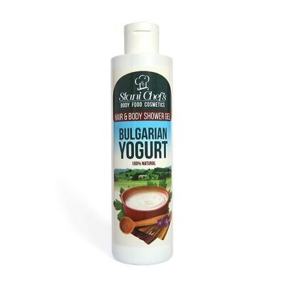 Gel doccia per capelli e corpo allo yogurt bulgaro, 250 ml