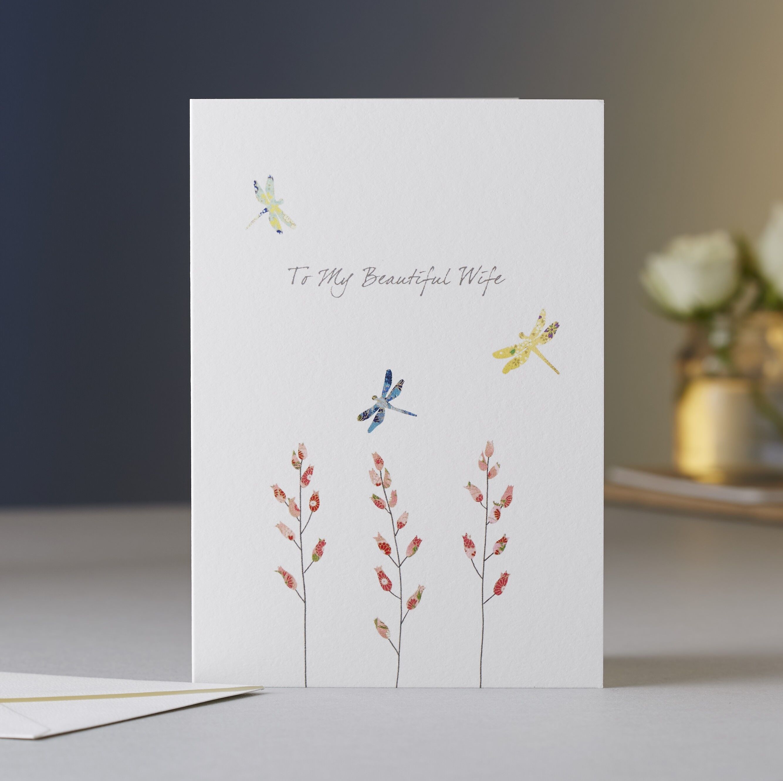 Helleborine Schöne Frau Karte