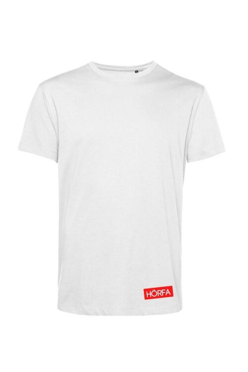 Red Label T-Shirt in Black - White