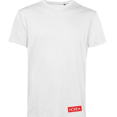 T-shirt Red Label in nero - bianco